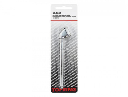 Manomètre de pression de pneu à double tête de 15 mm 10 à 120 PSI