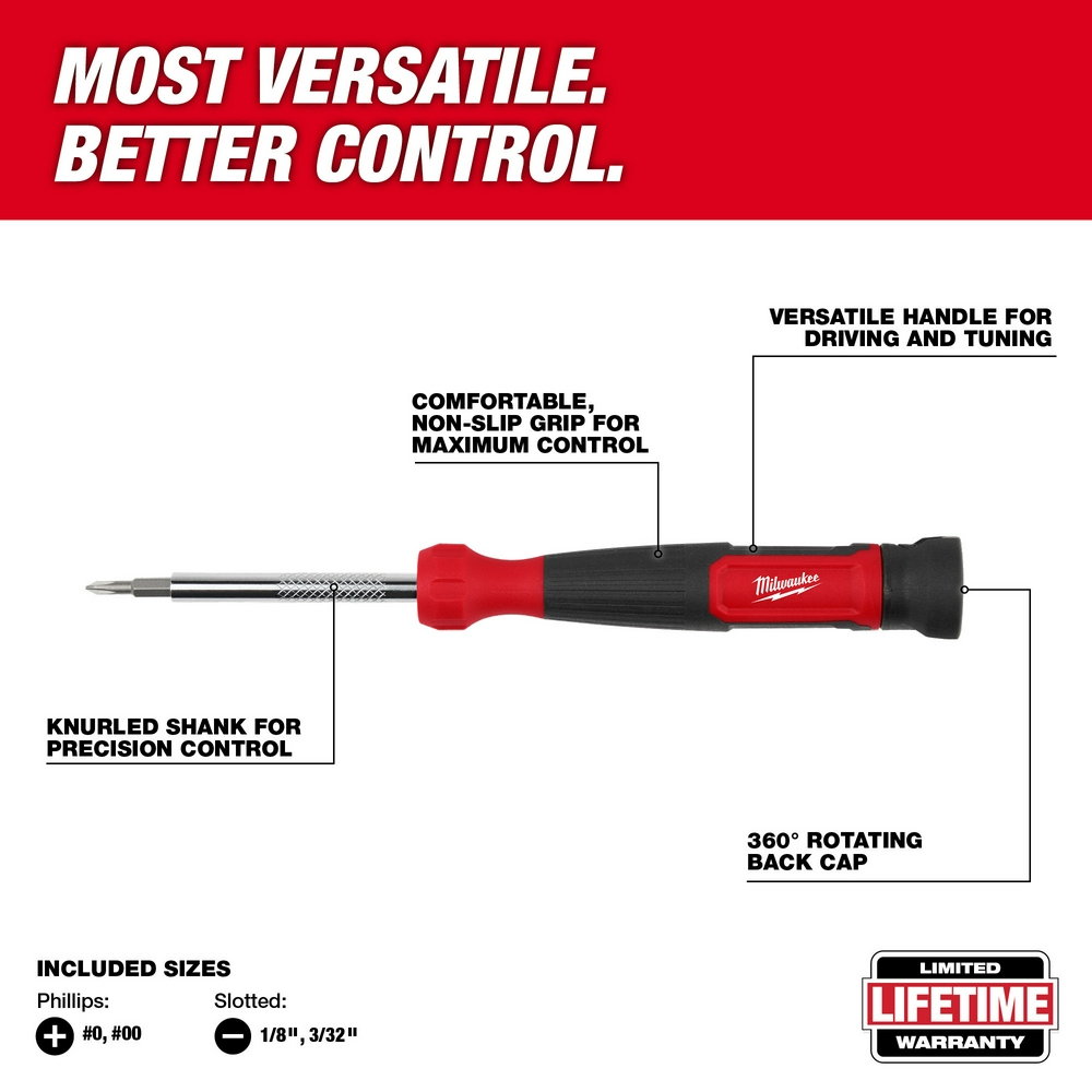 4-In-1 Precision Multi-Bit Screwdriver