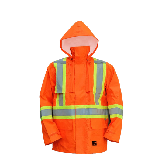 Veste légère haute visibilité Open Road 150D, orange, polyester, XXXXXL