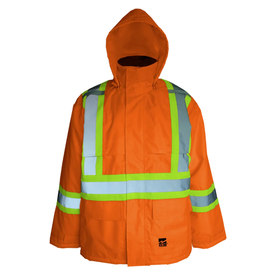 Veste isolante haute visibilité Open Road® 150D Trilobal Rip-Stop, orange, polyester, L
