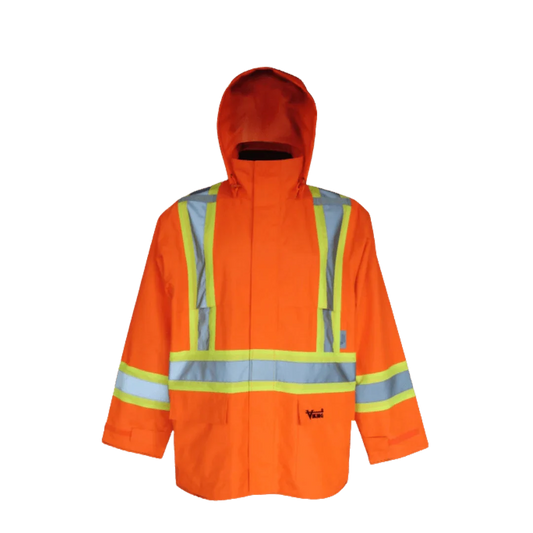 Veste de pluie réfléchissante Viking® Handyman Hi Vis 300D, orange, polyester/PVC, XL