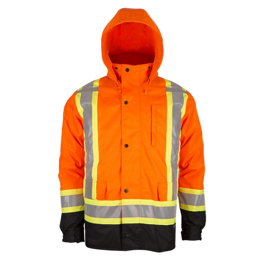 Veste de pluie réfléchissante 7 en 1 Viking Handyman® Hi Vis 300D, orange, polyester, L