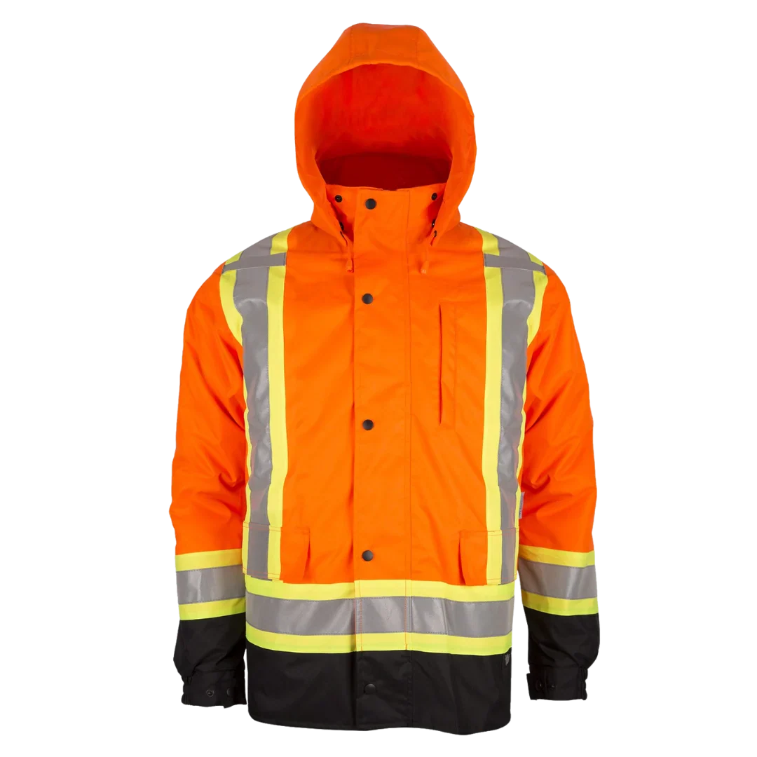 Veste de pluie réfléchissante 7 en 1 Viking Handyman® Hi Vis 300D, orange, polyester, S