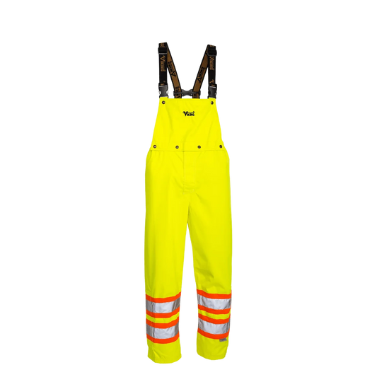 Salopette de pluie Viking Professional® Hi Vis Journeyman 300D Trilobal Ripstop Polyester, Vert, L