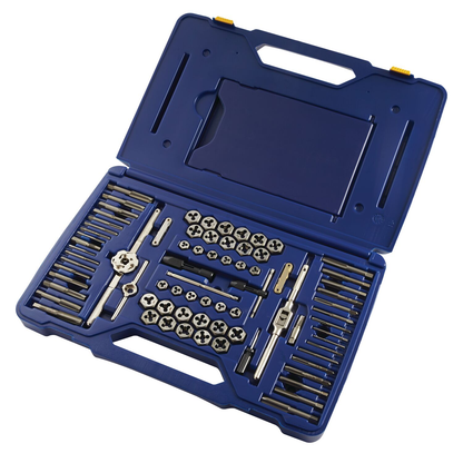 IRWIN Tap And Die Set Machine Screw/SAE/Metric 76-Piece