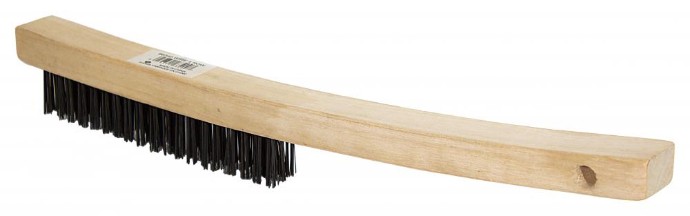 Simms Long Curved Handle Wire Scratch Brush - 6340 - 4rows