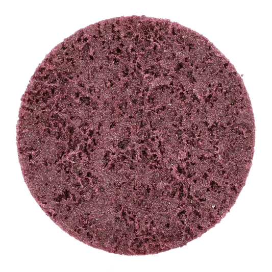 Disque à changement rapide Bear-Tex - Diamètre du disque de 2 po, matériau abrasif à base d'oxyde d'aluminium, couleur marron