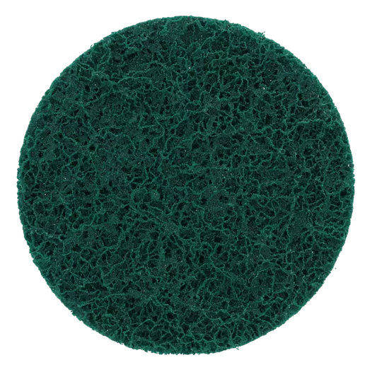 Disque à changement rapide Bear-Tex - Diamètre du disque de 1 po, matériau abrasif à base d'oxyde d'aluminium, couleur bleue