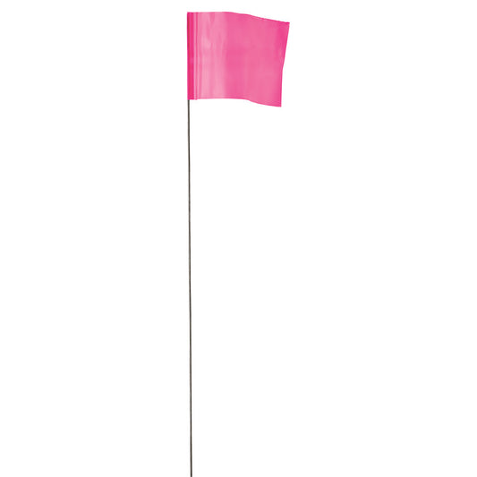 Empire® 2.5 In x 3.5 In Pink Flag Stakes, 500/PK