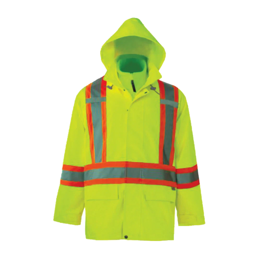 Veste et veste intérieure Viking Journeyman® Hi-Vis 300D Tri-Zone, vert, XL
