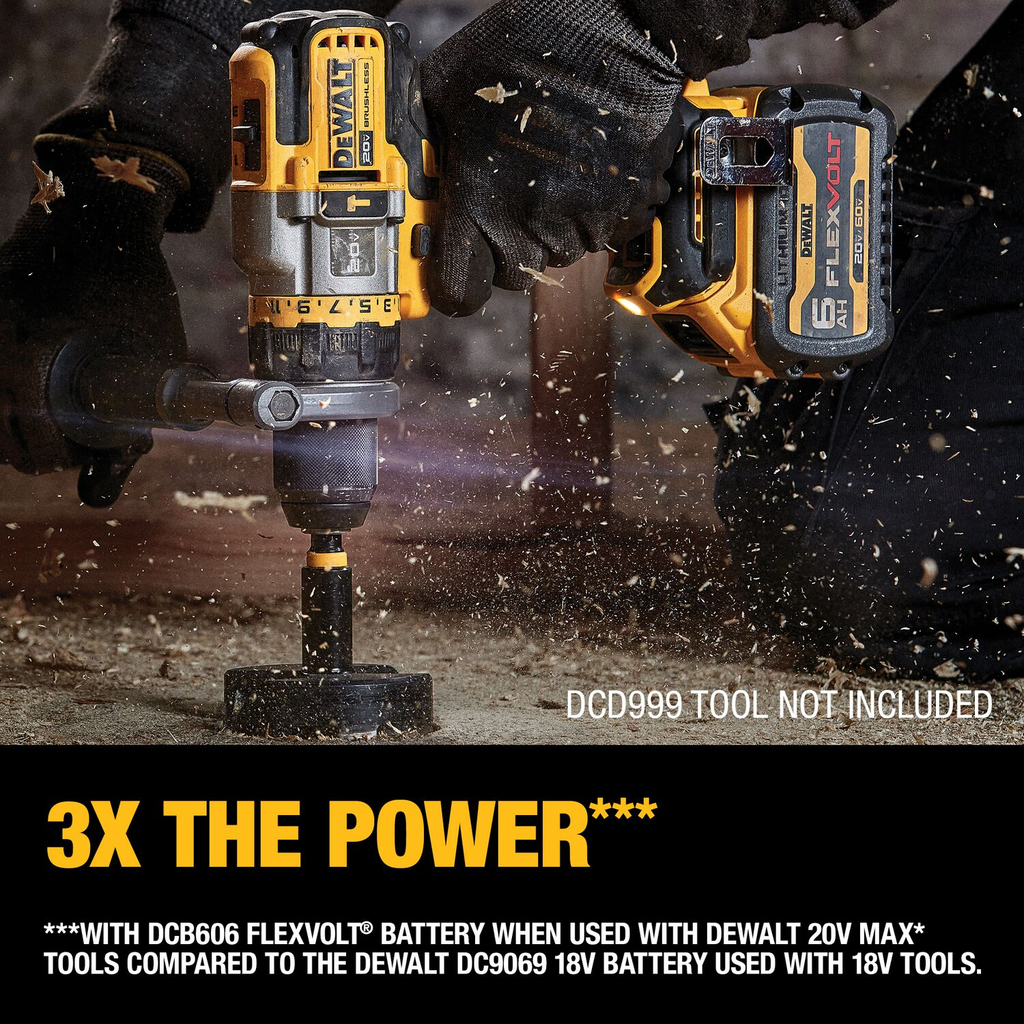Dewalt Flexvolt 20V 60V Battery 6.0Ah