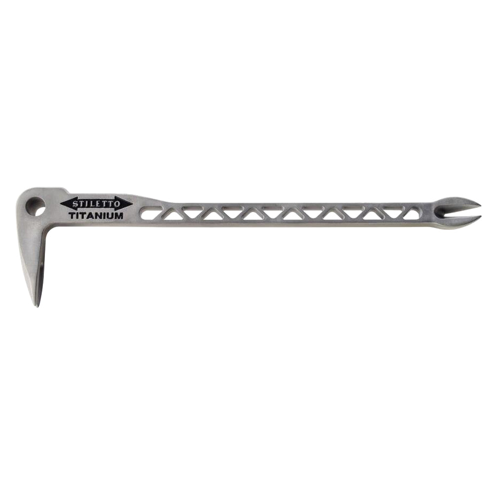Stiletto® 12 In Titanium Claw Bar Nail Puller With Dimpler®
