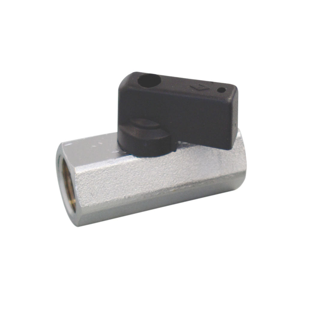 Vanne à boule mini en laiton 1/4 (F) NPT