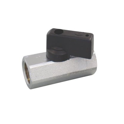 Vanne à boule mini en laiton 1/4 (F) NPT