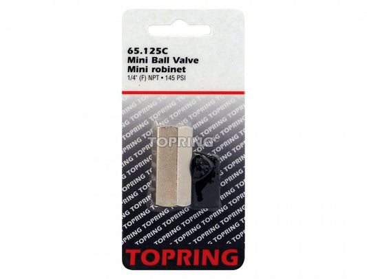 Brass Mini Ball Valve 1/4 (F) NPT