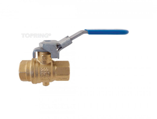 Brass Safety Exhaust Ball Valve With Locking Handle 3/4 (F) NPT
