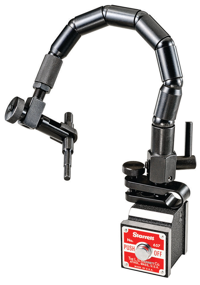 Support d'indicateur Flex-O-Post Base magnétique avec assemblage Flex-O-Post et fixation de réglage fin