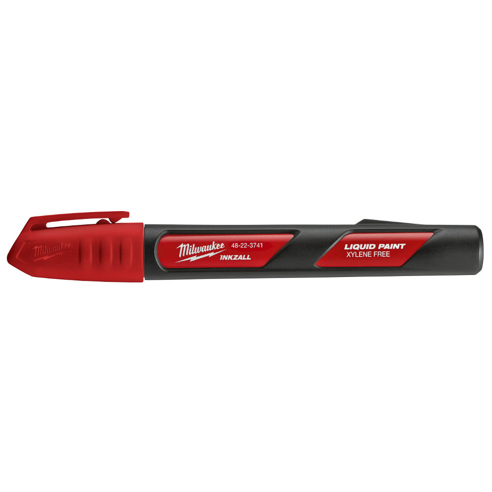 Inkzall™ Red Paint Marker, 12/PK