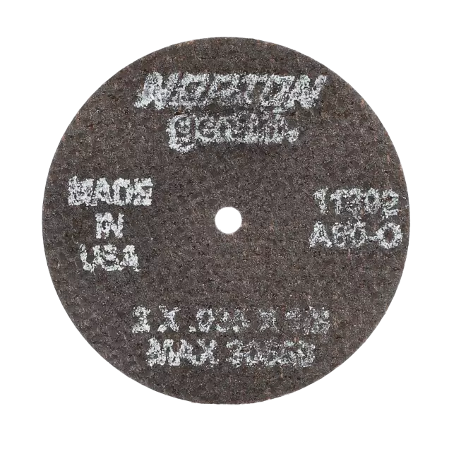 Gemini Cut-Off Wheel - 3 in Wheel Dia., 0.125 in Wheel Thickness, 3/8 in Center Hole Diameter, 25465 rpm