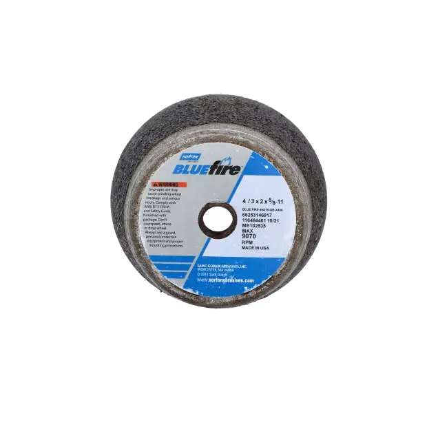 BlueFire Portable Snagging Wheel - Grade: Extra Coarse Grit, Wheel Diameter: 5 in, Maximum RPM: 7260 RPM