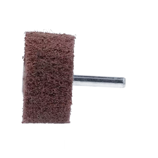 Mounted Flap Wheel - Aluminum Oxide, 120 Grit, 3 in Wheel Diameter, 1 in Wheel Width