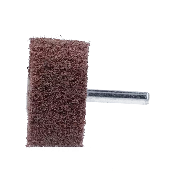 Bear-Tex AO Medium Grit Steel Shank Non-Woven Flap Wheel 3 X 2 X 1/4 MEDIUM