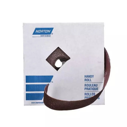 Uncut Sanding Roll - P280 Grit, Aluminum Oxide, 2 in Wide , 50 yd Long