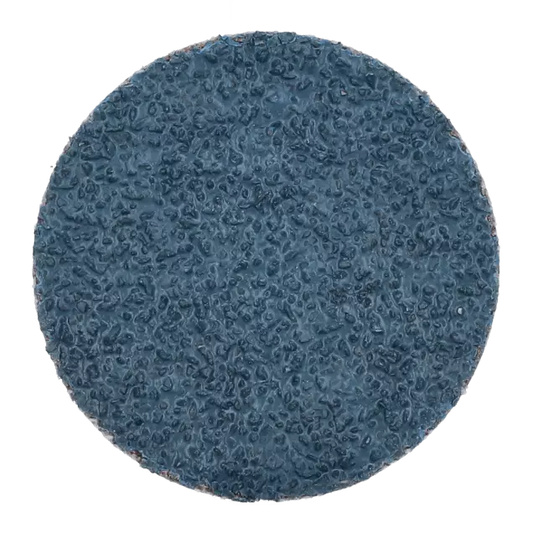 Disque de ponçage à revêtement Norton Bluefire - Diamètre du disque de 3 pouces, matériau abrasif en alumine de zircone, matériau de support en tissu, grain 36