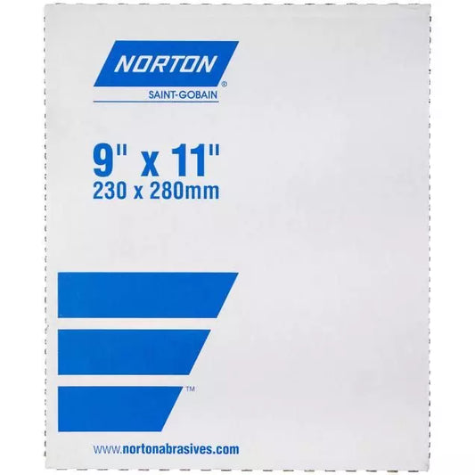Coated Sanding Sheet - Aluminum Oxide Material, 11 in Long, 9 in Wide, P220 Grit