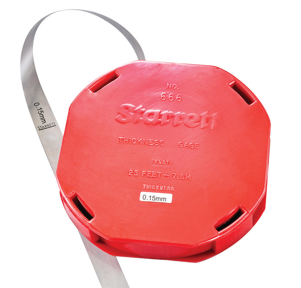 .15mm Thickness Gage, 7.6m Roll With Plastic Dispenser Case