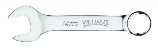High Polish Chrome Finish Combination Wrench 12-Point Metric