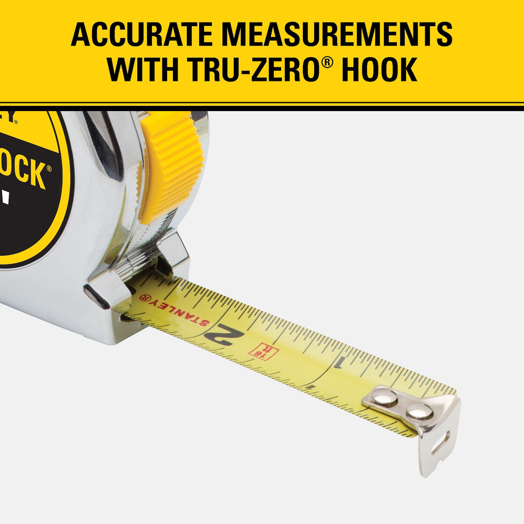 Stanley Powerlock Tape Measure 3/4in X 16ft