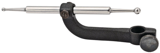 Fixation du trou de l'indicateur 9/16" 14 mm Plage 1-11/16" 42 mm Profondeur du trou 0,375" (9,5 mm) Diamètre du trou de la tige 1/8" (3 mm) Bras pivotants à extrémité sphérique