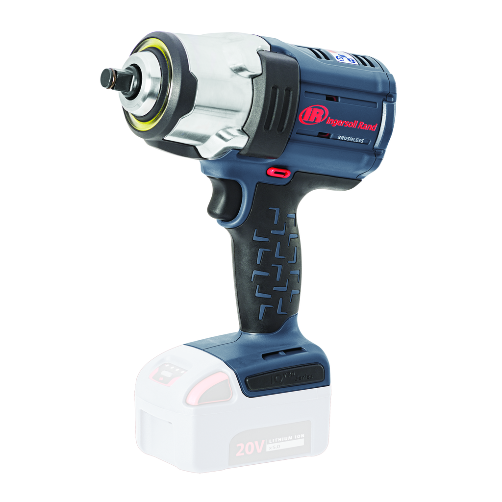 Cordless Impact Wrench Kit, 20V High Torque, 1/2 In, 1500 Ft-Lb, With 2 Batteries And Charger