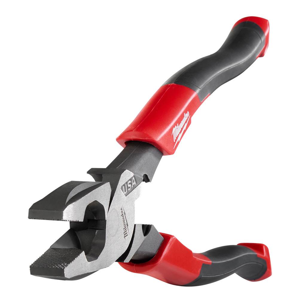 9" Lineman's Comfort Grip Pliers W/ Thread Cleaner