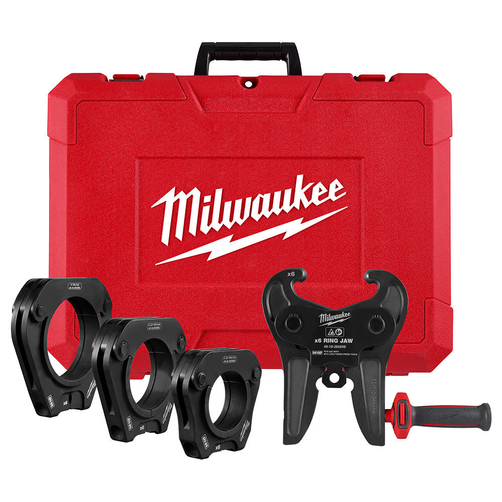 M18™ Force Logic™ 2-1/2" - 4" Ips-p Pivoting Press Ring Kit For Long Throw Press Tool