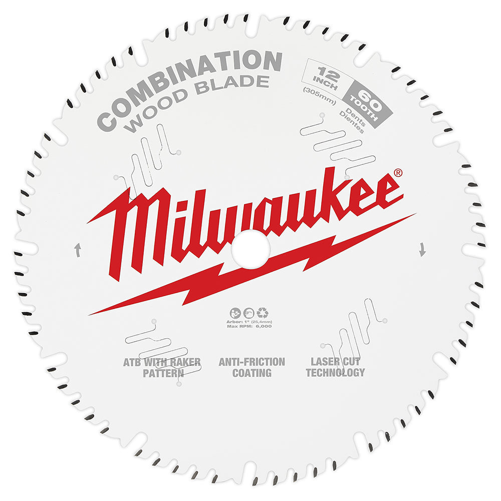 12 In 60t Combination Circular Saw Blade