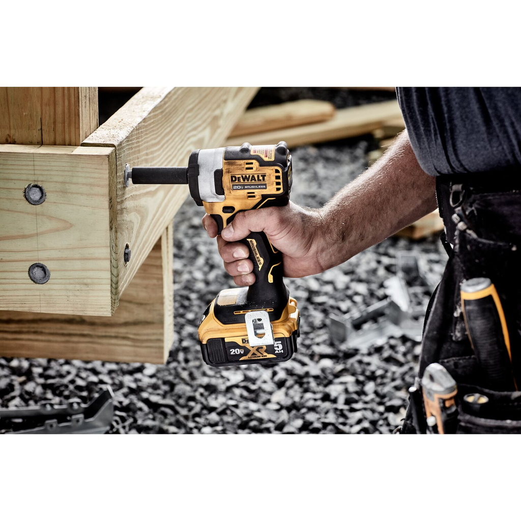 DEWALT 20V MAX* 3/8 in. Cordless Impact Wrench with Hog Ring Anvil (Tool Only)