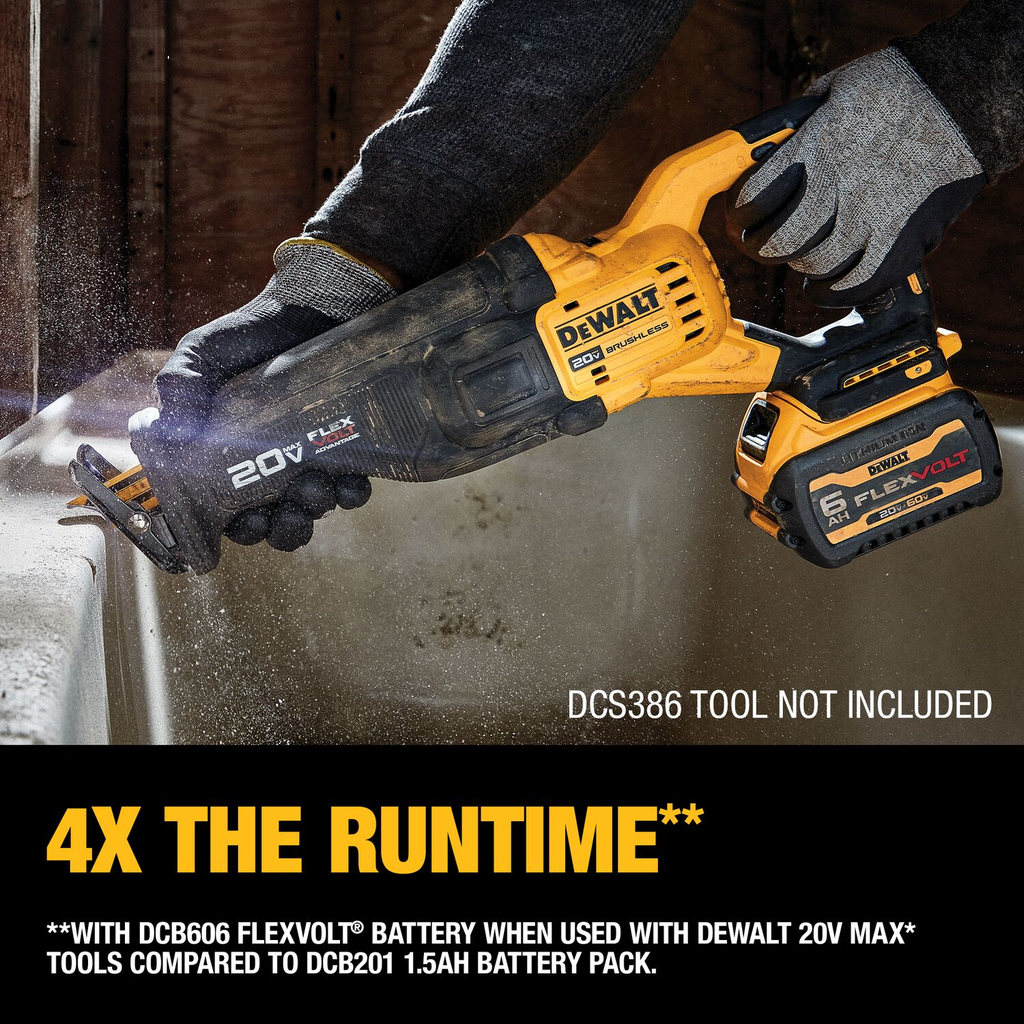 Dewalt Flexvolt 20V 60V Battery 6.0Ah