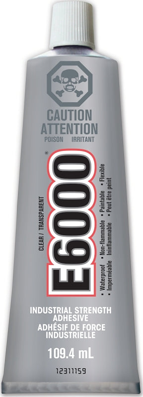 Adhesive Tube 3.7oz E6000 Clear