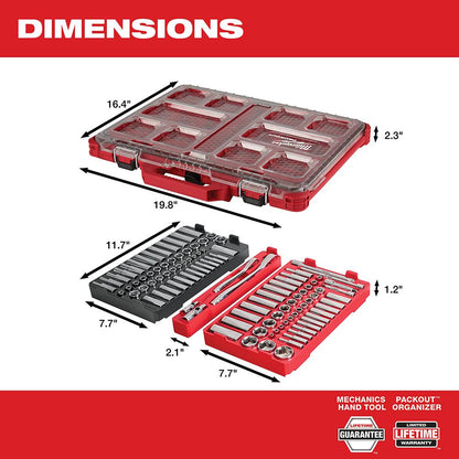 106Pc Ratchet/Socket Set-PACKOUT