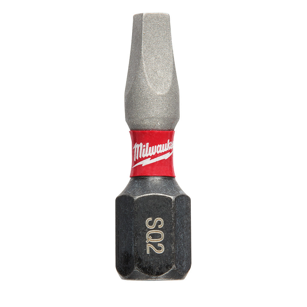 Shockwave™ Impact Square Recess #2 Insert Bits 25pk