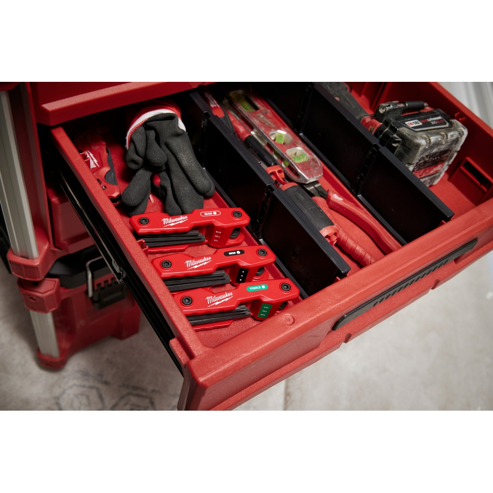 2PC 17-Key Folding Hex Key Sets SAE/Metric