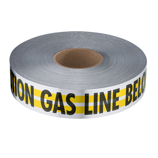 Magnatec® Premium Detectable Tape-gas Line, 2" x 1000', 6/pk