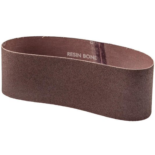 Metalite Portable Belt - 60 Grit, Aluminum Oxide Material, Cotton Backing Material, 24 in Belt Length, 3 in Belt Width