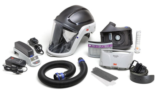 Ensemble de respirateur à adduction d'air pur à ventilation assistée pour industrie lourde 3M™ Versaflo™, TR-300N+ HIK, 1/caisse