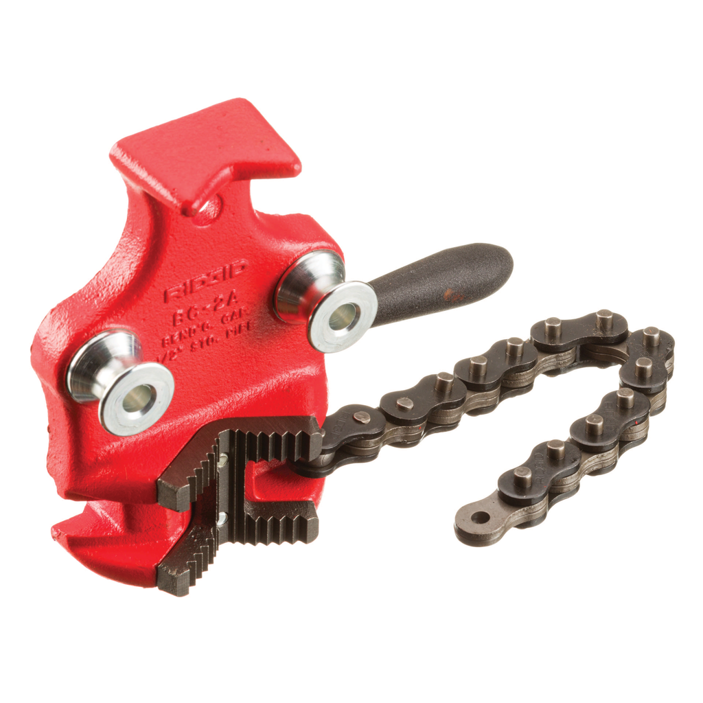RIDGID 40215 (BC810A) 1/2"–8" Top-Screw Bench Chain Vise