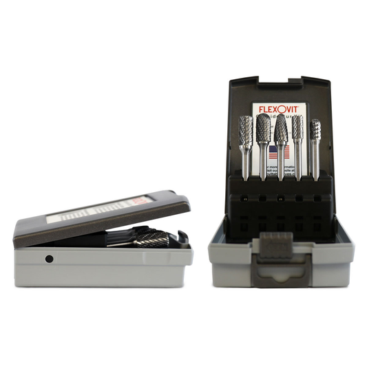 Flexovit® CARBIDE BUR KIT 10 Pc Carbide Bur Kit