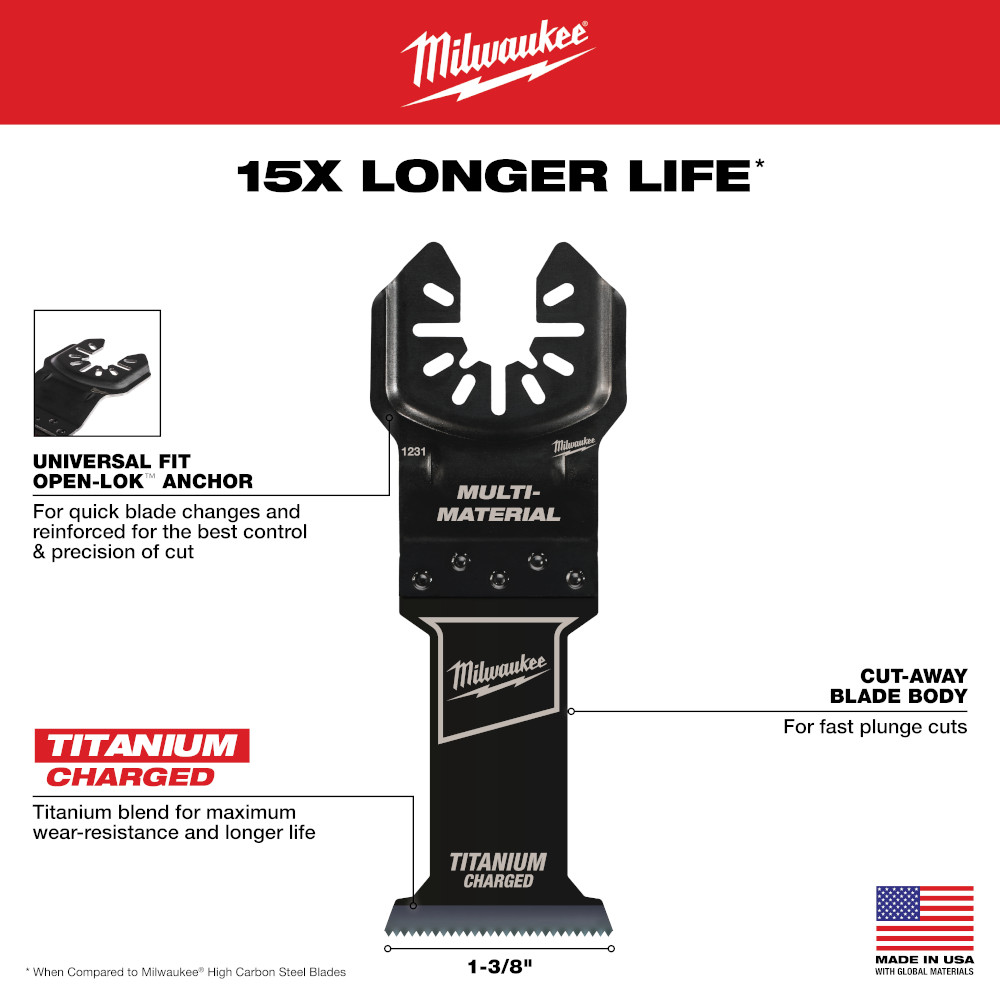 OPEN-LOK™ 6 PC Multi-Tool Blade Variety Kit