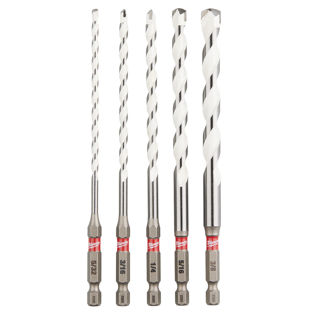 Shockwave Impact Duty™ Carbide Multi-material Drill Bit Set - 5pc, 6/PK